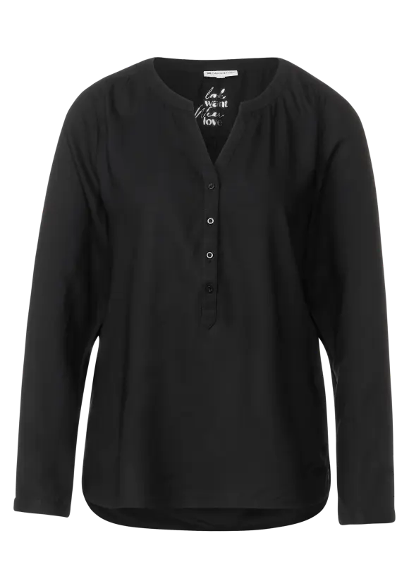 Street One Bluse in Unifarbe
