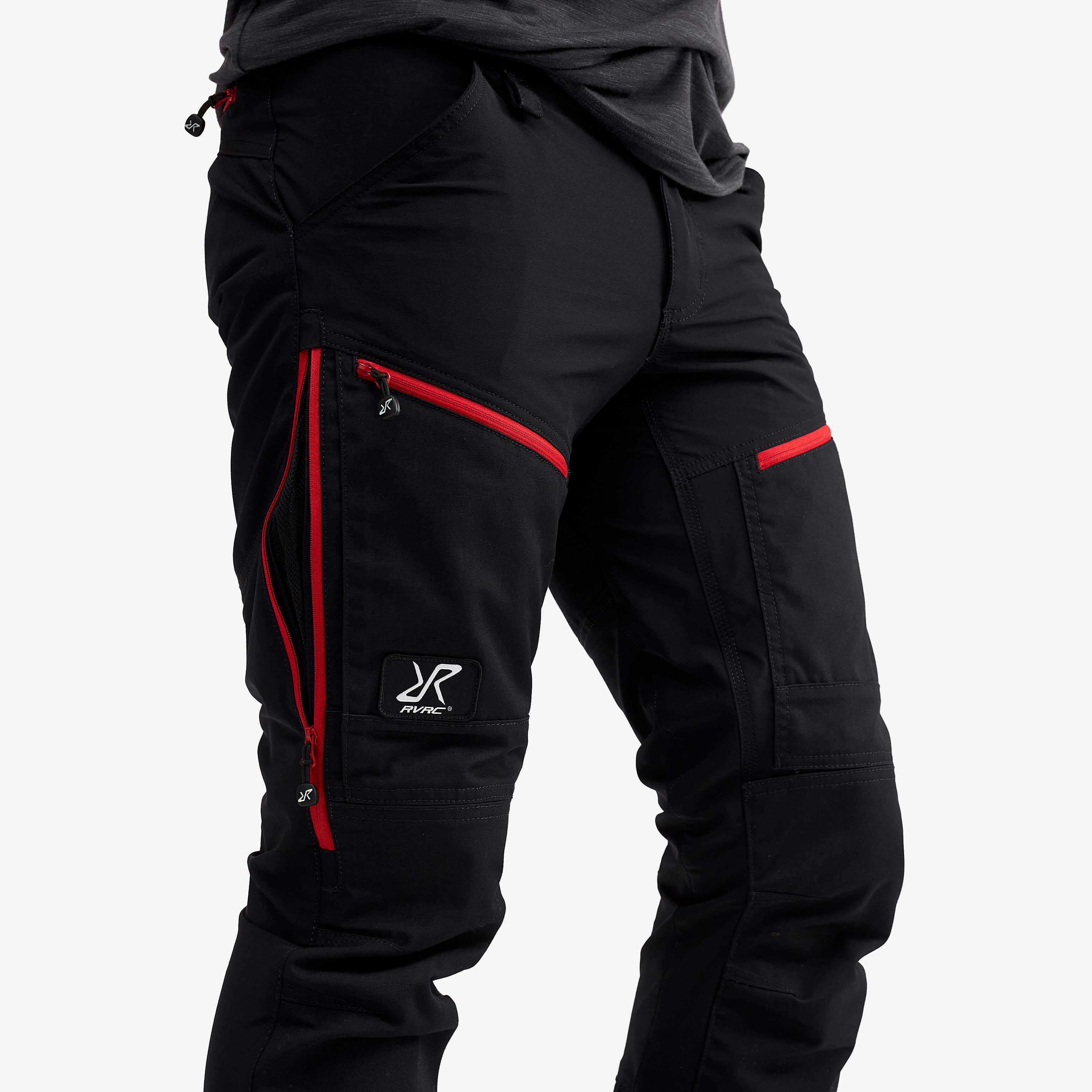 RVRC GP Pro Pants Homme Black/Red