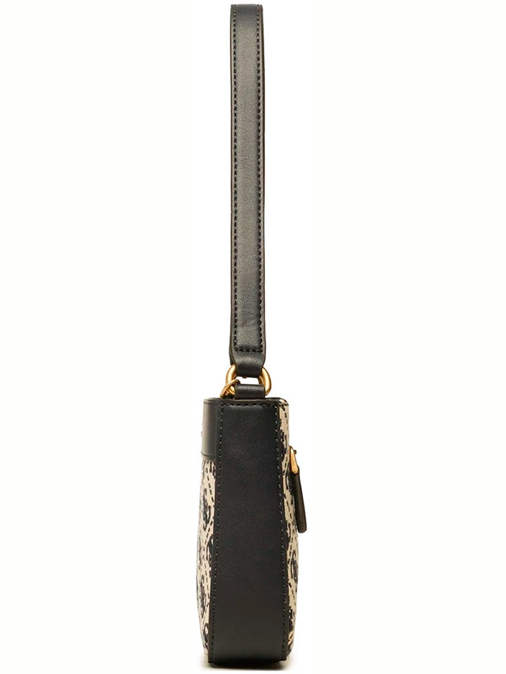 Guess Schultertasche in Beige/ Schwarz - (B)22 x (H)13 x (T)4 cm günstig kaufen onesize