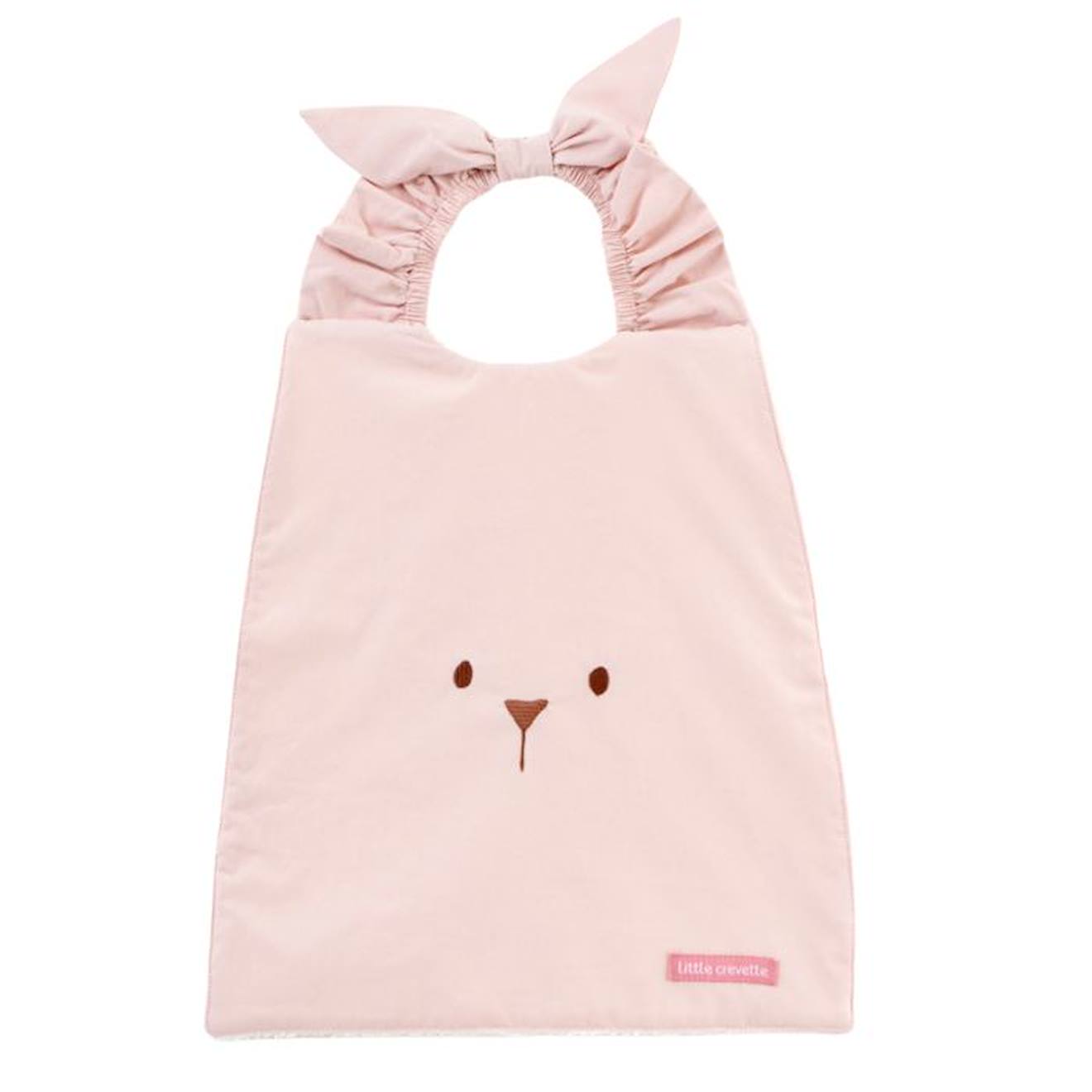 Bavoir élastiqué en coton bio* Ourson