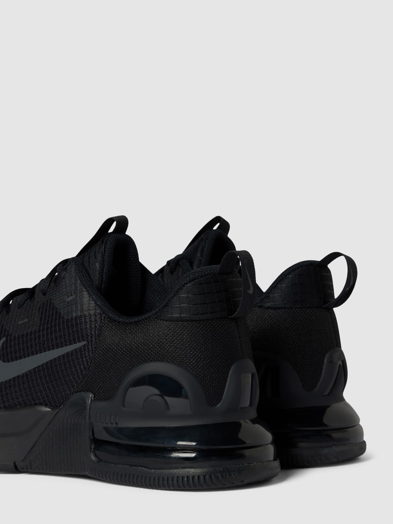 Sneaker mit Zugschlaufe Modell 'Air Max' in schwarz