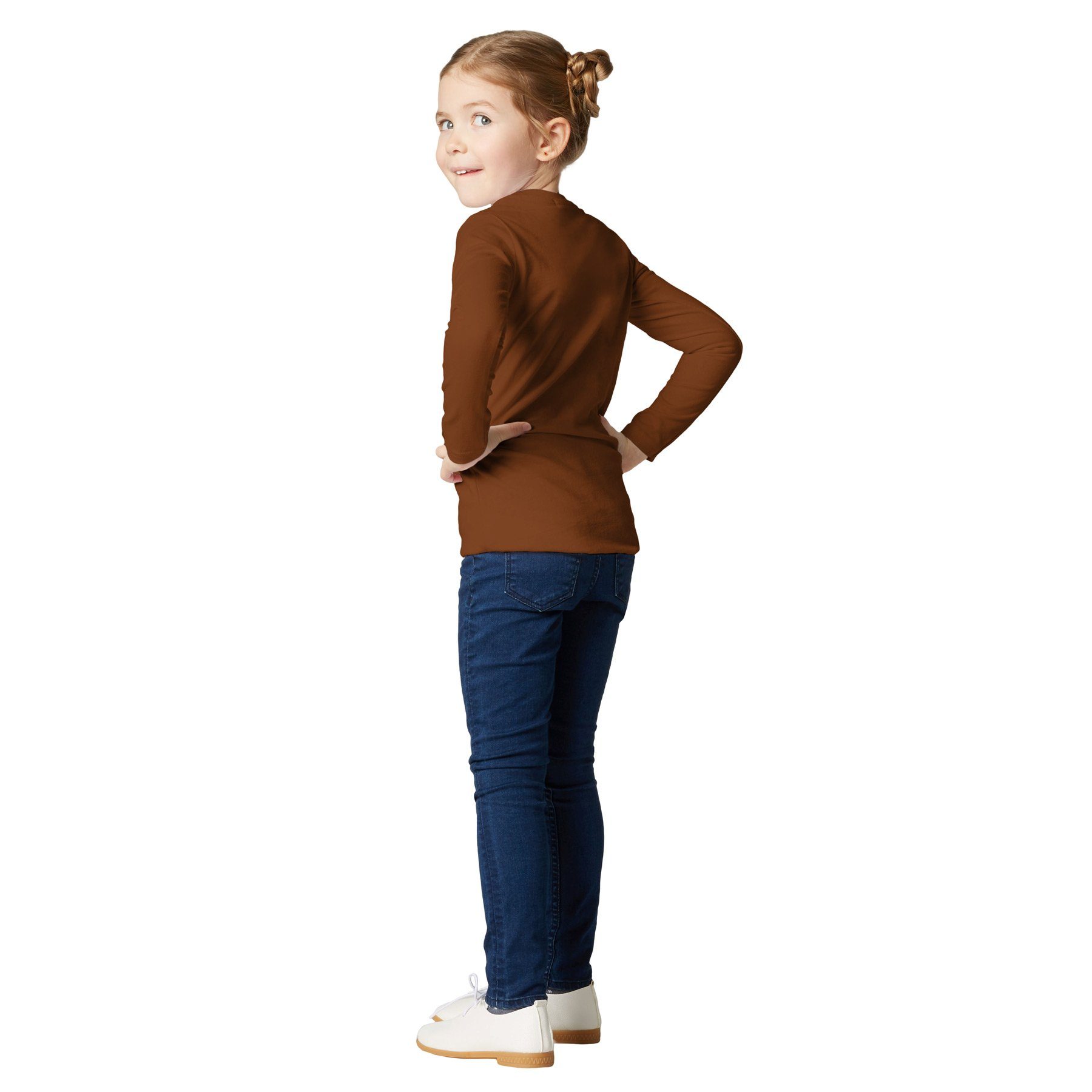 dressforfun Longsleeve Langarm-Shirt Korientalisch Rundhals