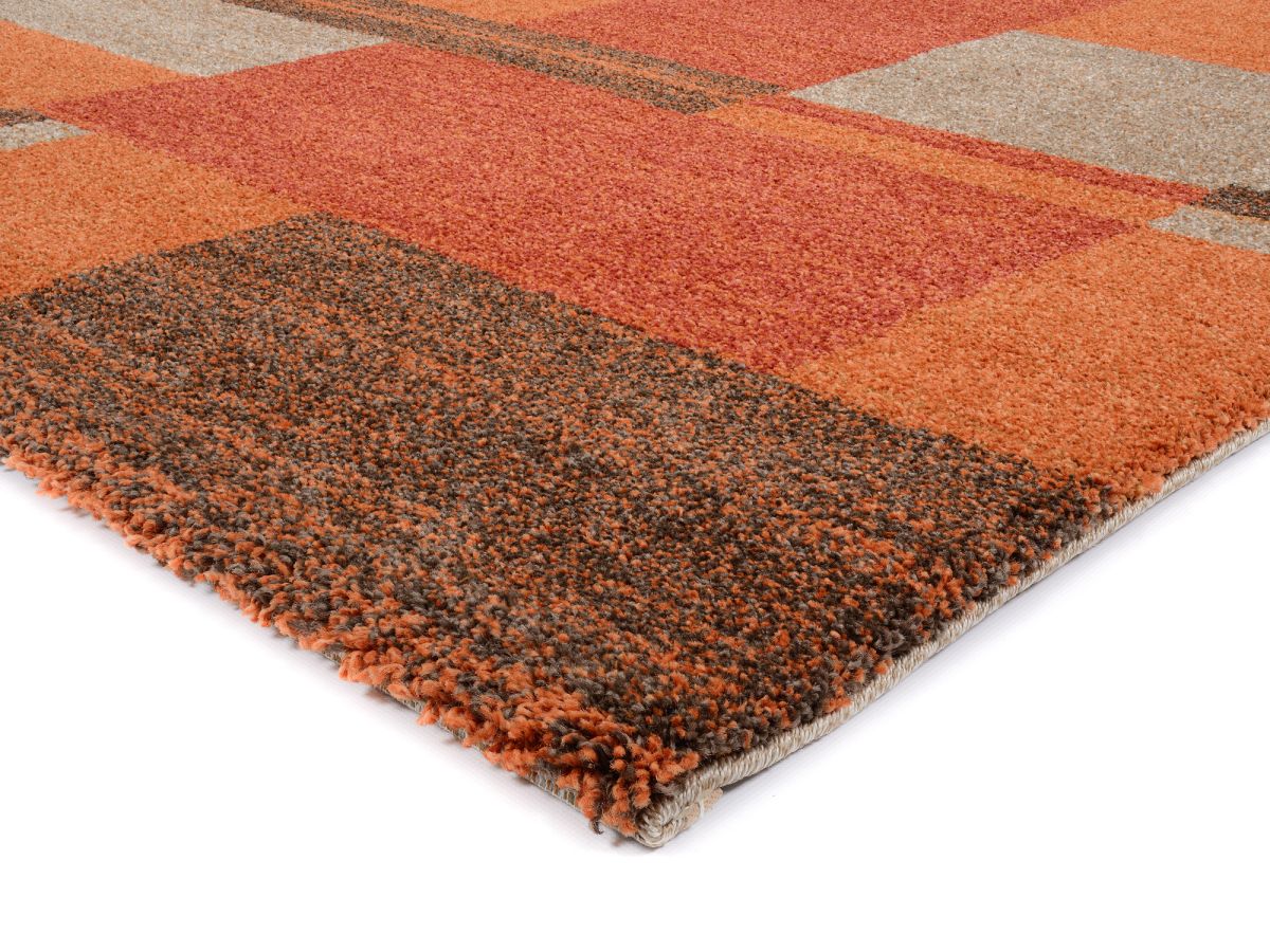 Webteppich Castle Diamant Terra-Mix 65 x 130 cm