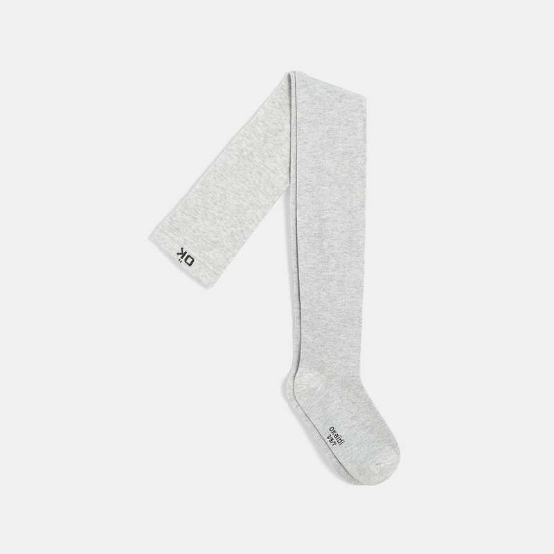 Collants chauds irisés gris fille