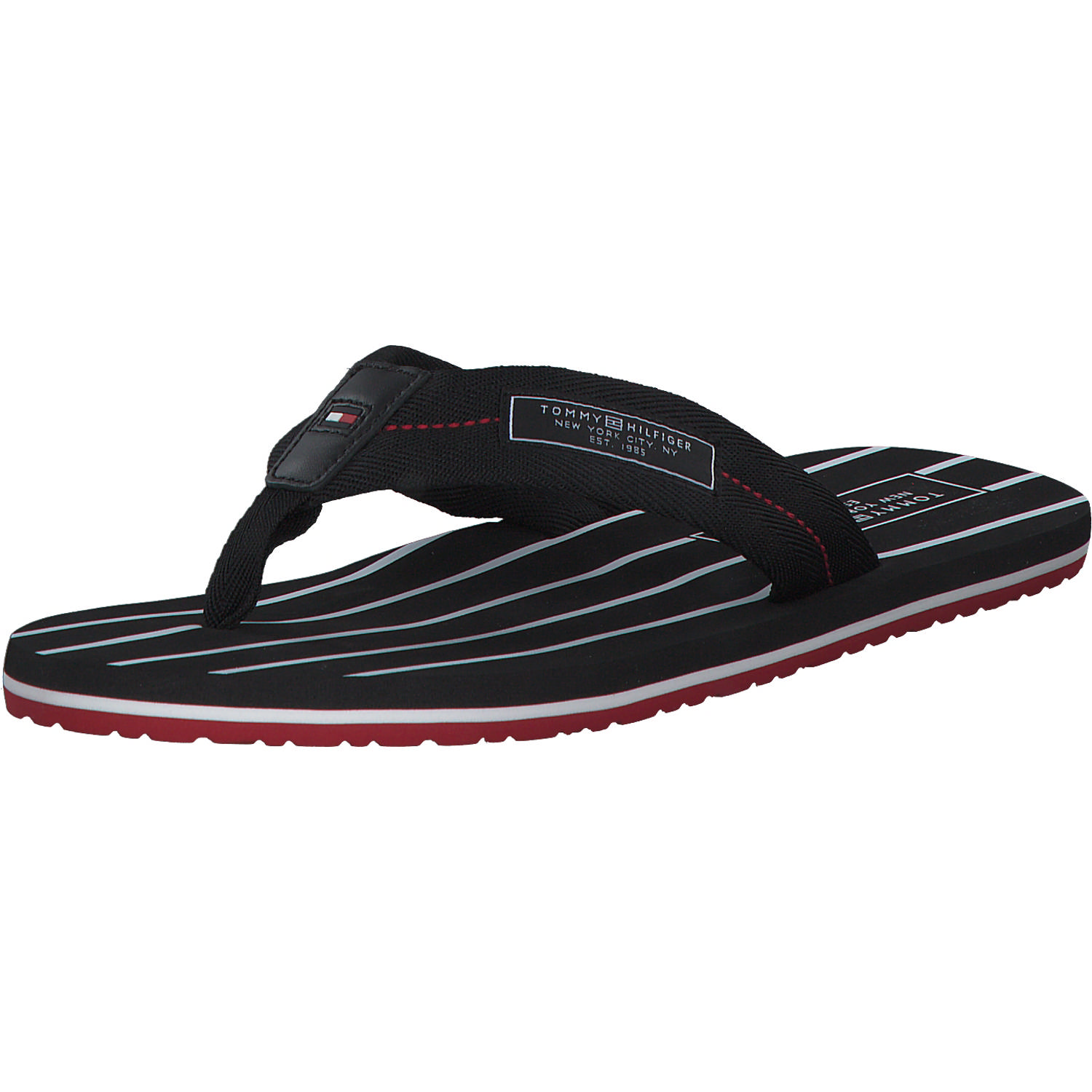 Tommy Hilfiger FM0FM04470, Zehentrenner, Herren, black
