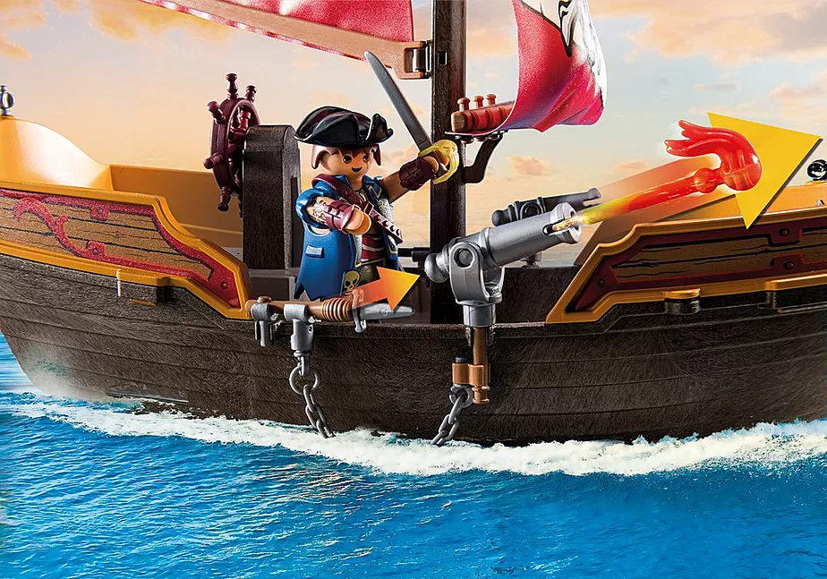 Kleines Piratenschiff