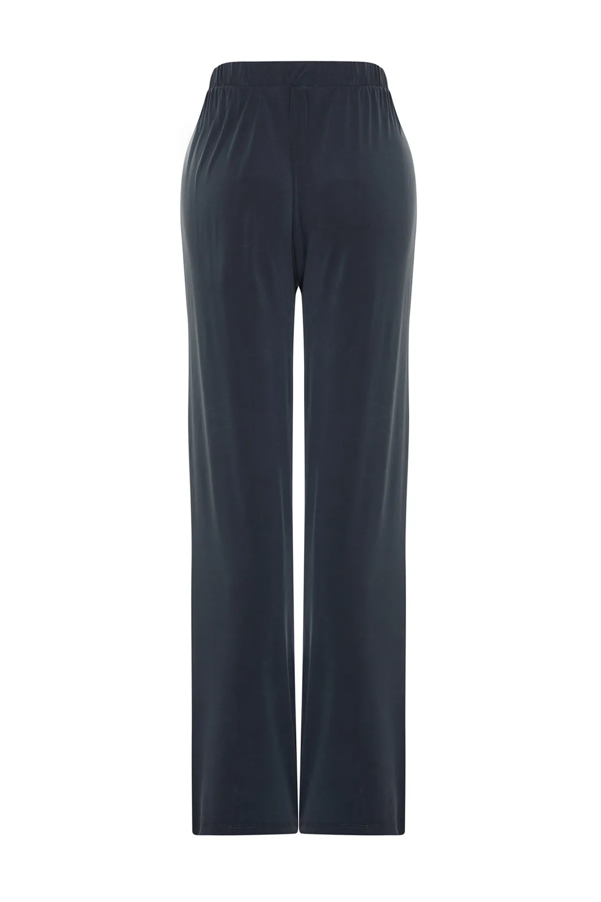 Trendyol Collection  Anthrazitfarbene Premium-Modalhose mit weicher Textur und weitem Beinausschnitt TWOSS24PL00071