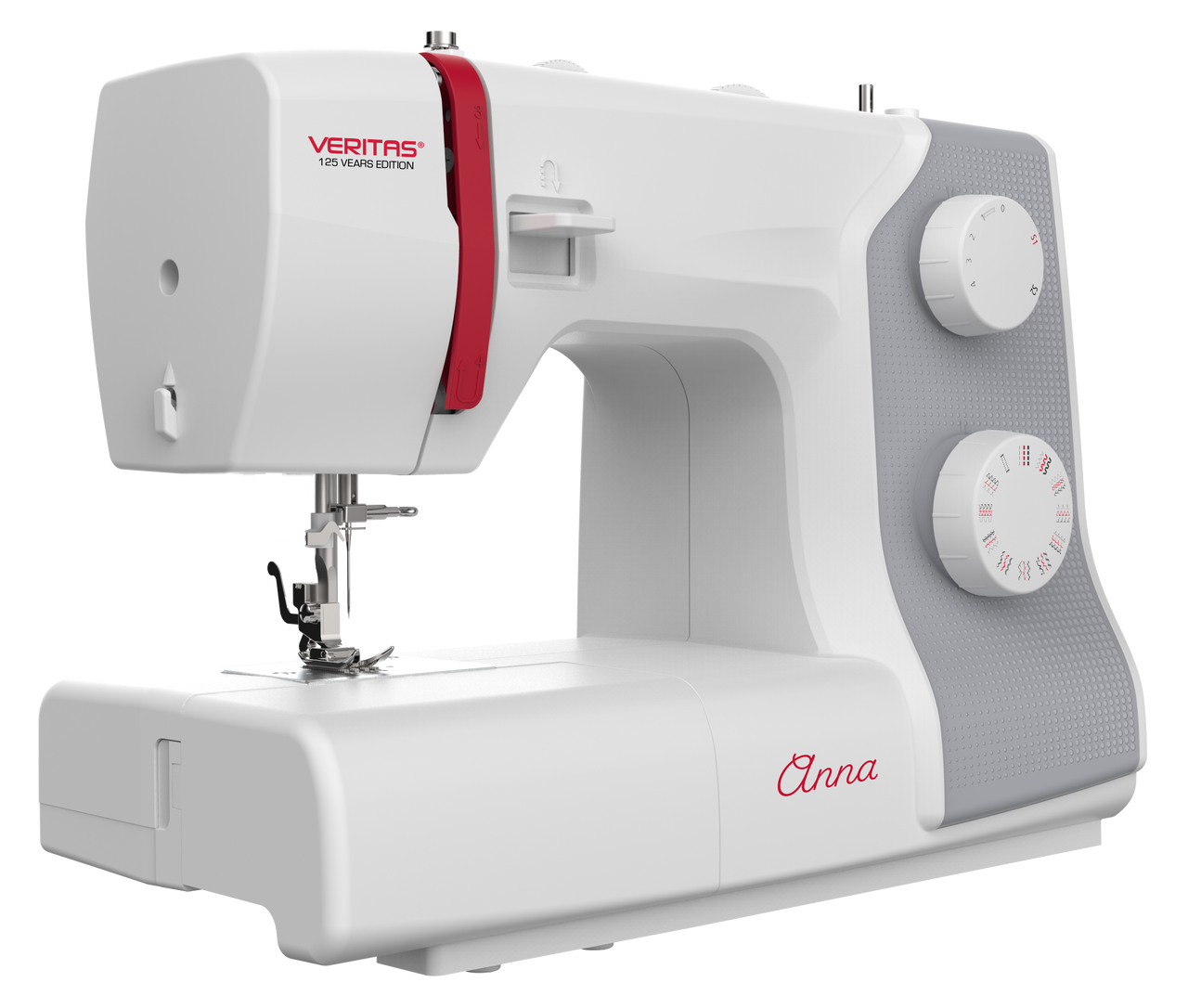 Crowntechnics VERITAS Anna Nähmaschine 1-Stufen-Knopflochautomatik, 32 Stichprogramme