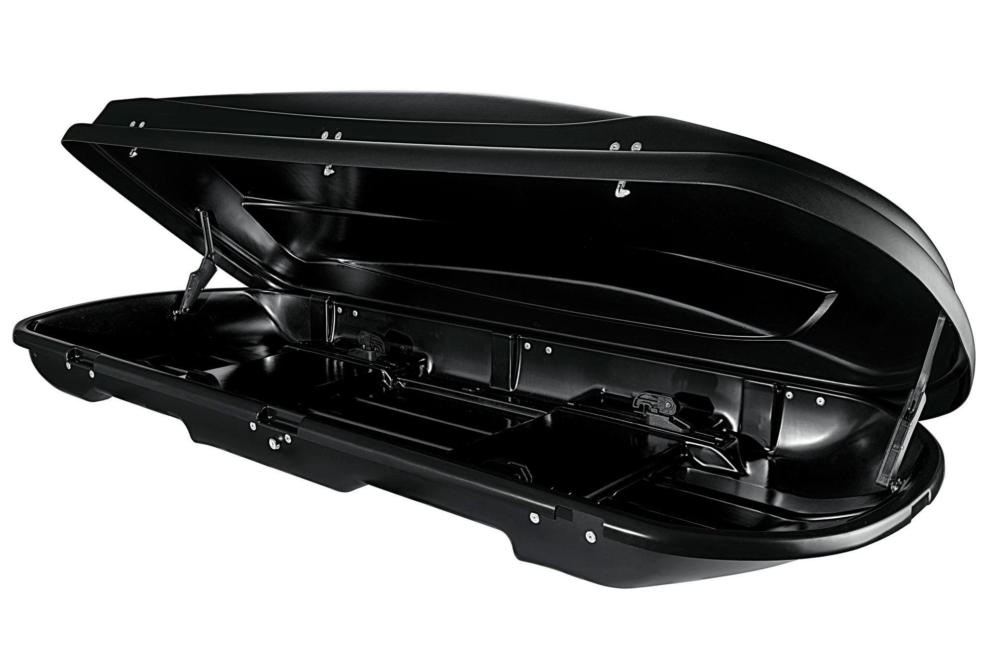 VDP Dachbox, (DACHBOX 500 LITER 225 x 83 x 39 cm (L x B x H) schwarz), Dachbox VDP Xtreme 500 schwarz Dachkoffer 500 Liter Autokoffer abschließbar