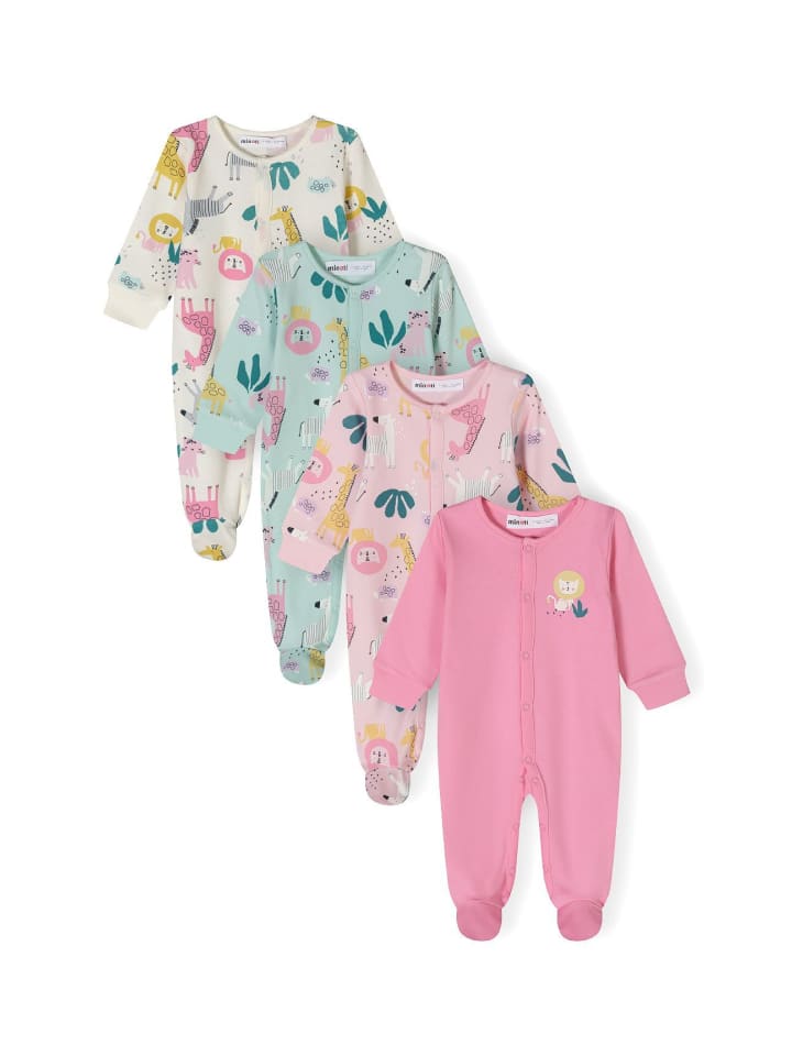 Minoti 4er. Set: Strampler 24babypack5 in lila günstig kaufen