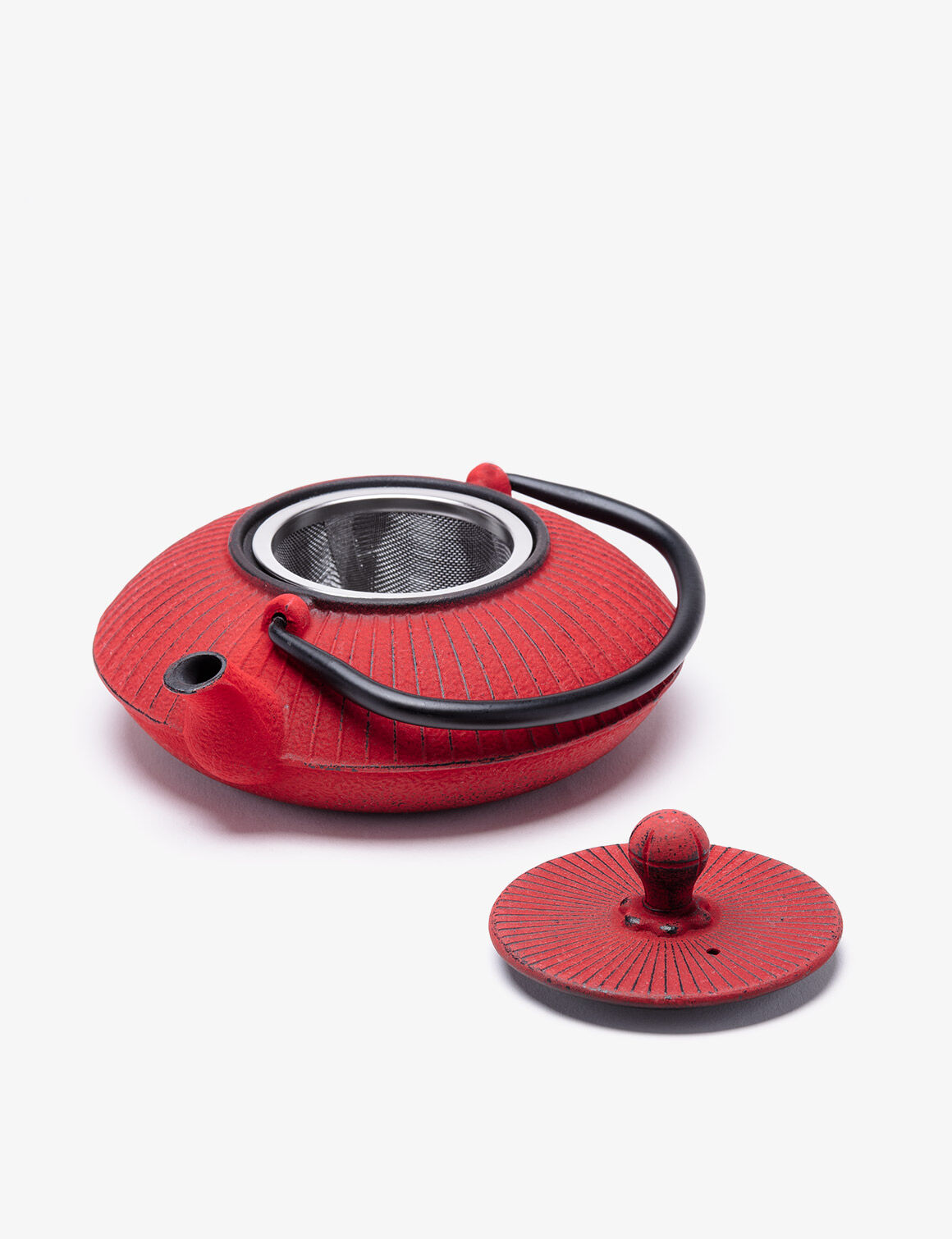 Théière Fonte de Chine  Fushe 0,45 L  rouge