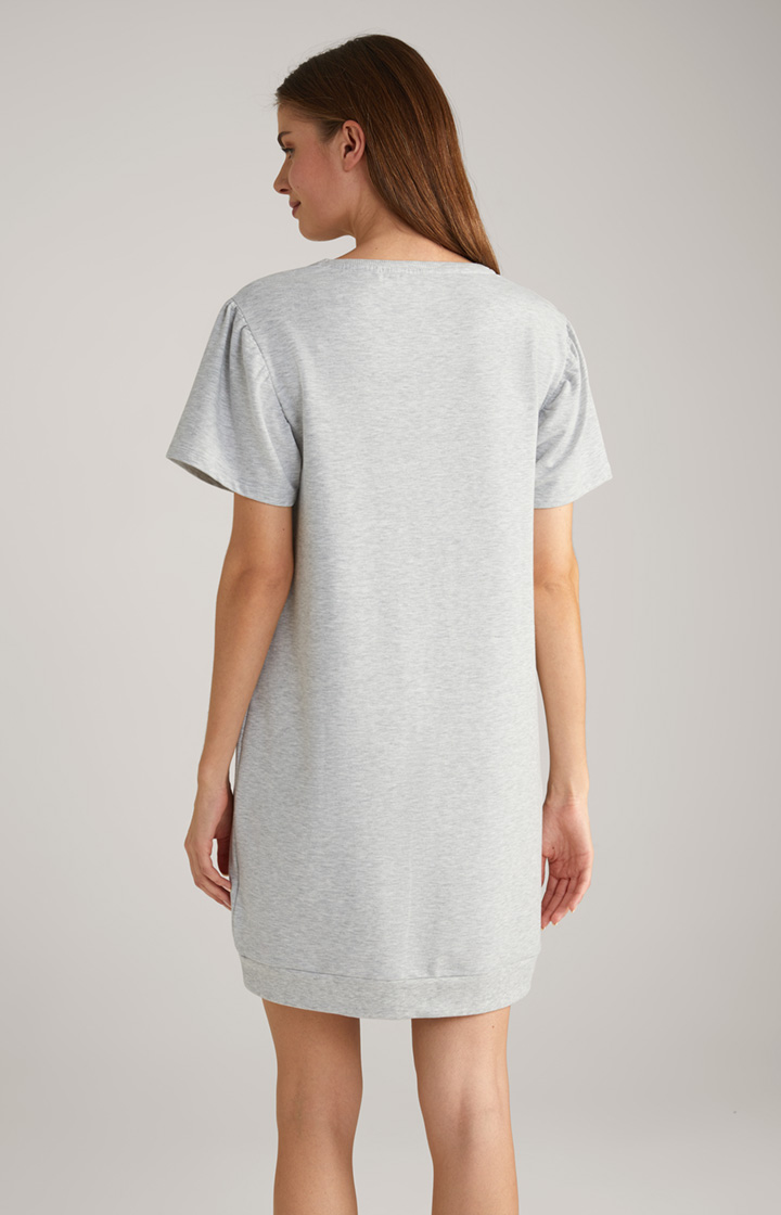Loungewear Longshirt in Grey Melange