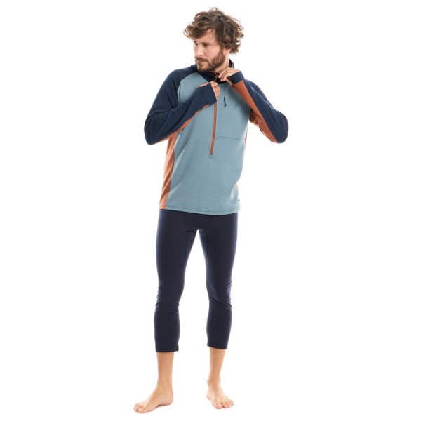 Stoic - Merino260 StadjanSt. 3/4 Zip w. Hood - Merinohoodie