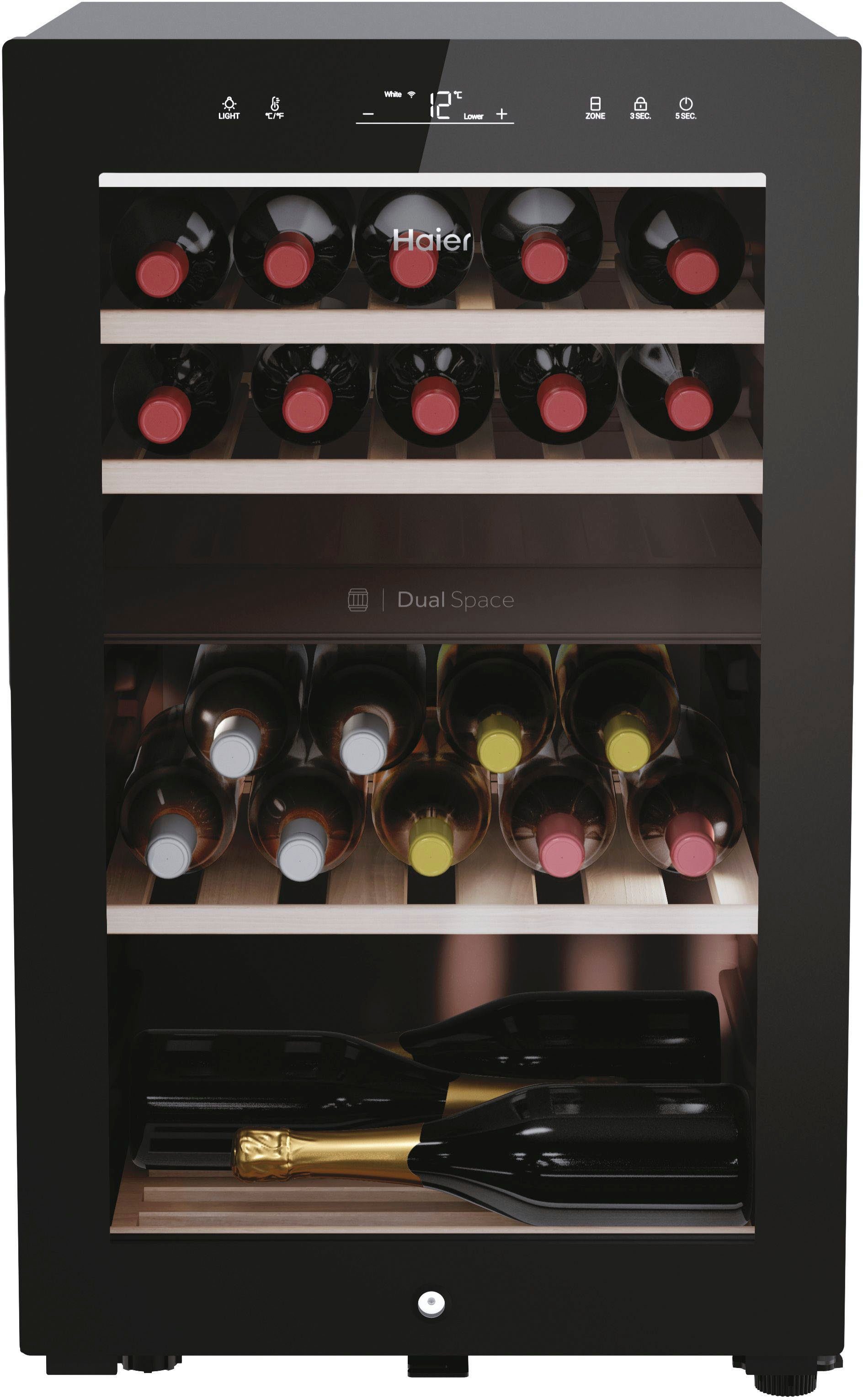 Haier Weinkühlschrank HWS42DGAU1, für 42 Standardflaschen á 0,75l