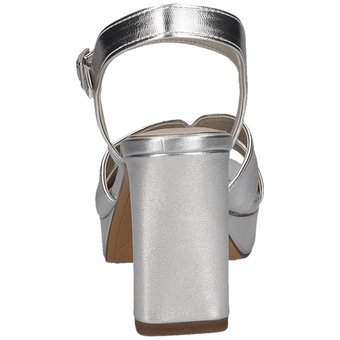 Tamaris Plateausandale in silber