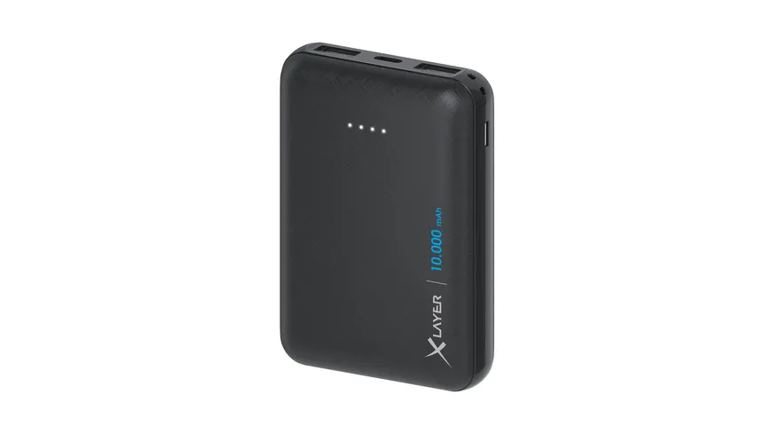 Xlayer Zusatzakku Powerbank Micro Black 10.000mAh
