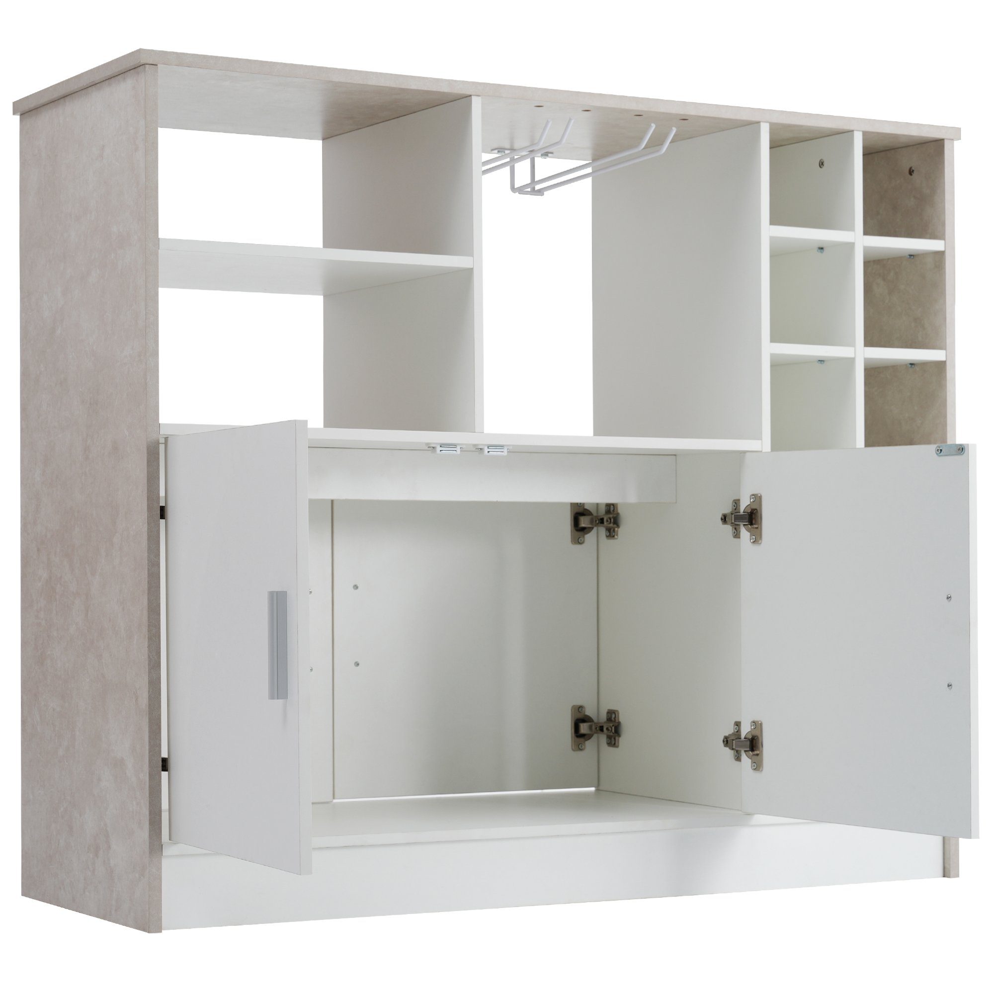 Fangqi Stauraumschrank Multifunktionaler Aufbewahrungsschrank, moderne Bar im Industriestil (set, Weinschrank, Lagerschrank, Bartheke, Multifunktionsschrank, Retro-Bartheke, Bartheke im Industriestil)