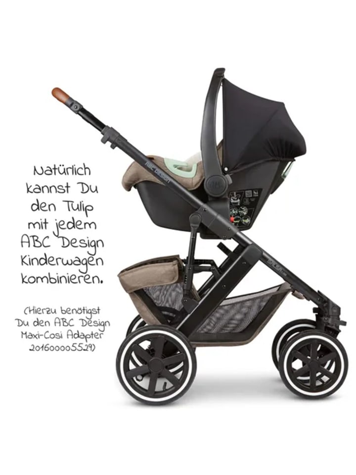 ABC-Design Babyschale Tulip (Autositz Gruppe 0 ) - Fashion Edition in beige,grau günstig kaufen onesize