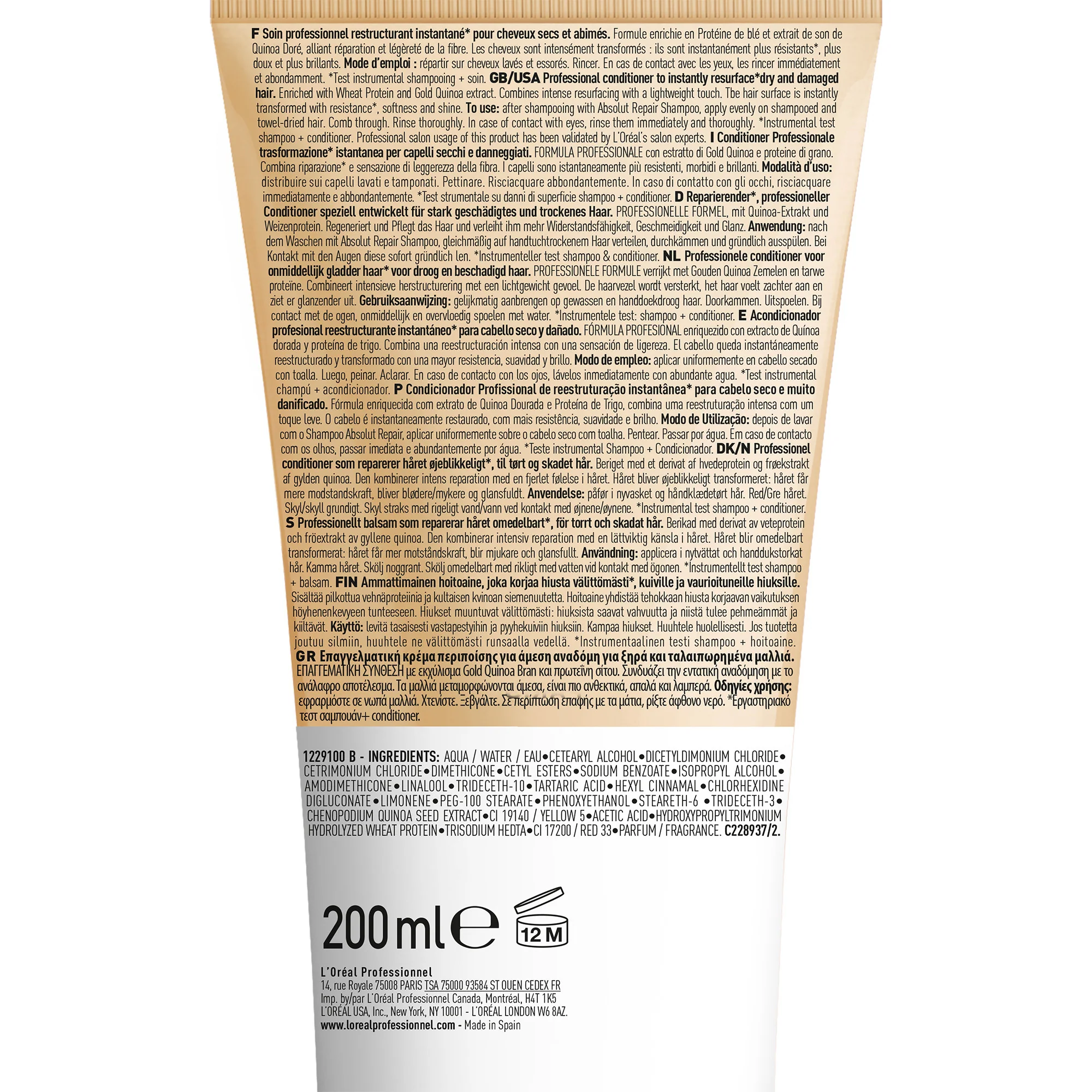 EXPERT SERIE Nieuwe Absolut Repair Conditioner - Haarherstellende conditioner