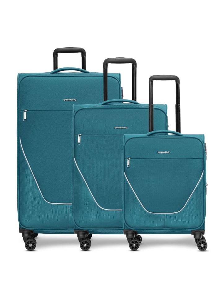 Stratic taska 4-Rollen Kofferset 3tlg. mit Dehnfalte in ocean blue günstig kaufen onesize