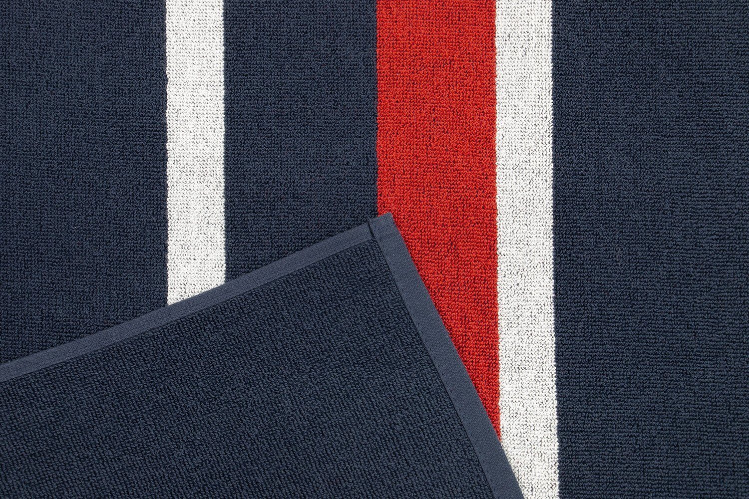 ZOLLNER Strandtuch, Glattvelours (1-St), 100 x 200 cm, 100% Baumwolle, XXL, vom Hotelwäschespezialisten
