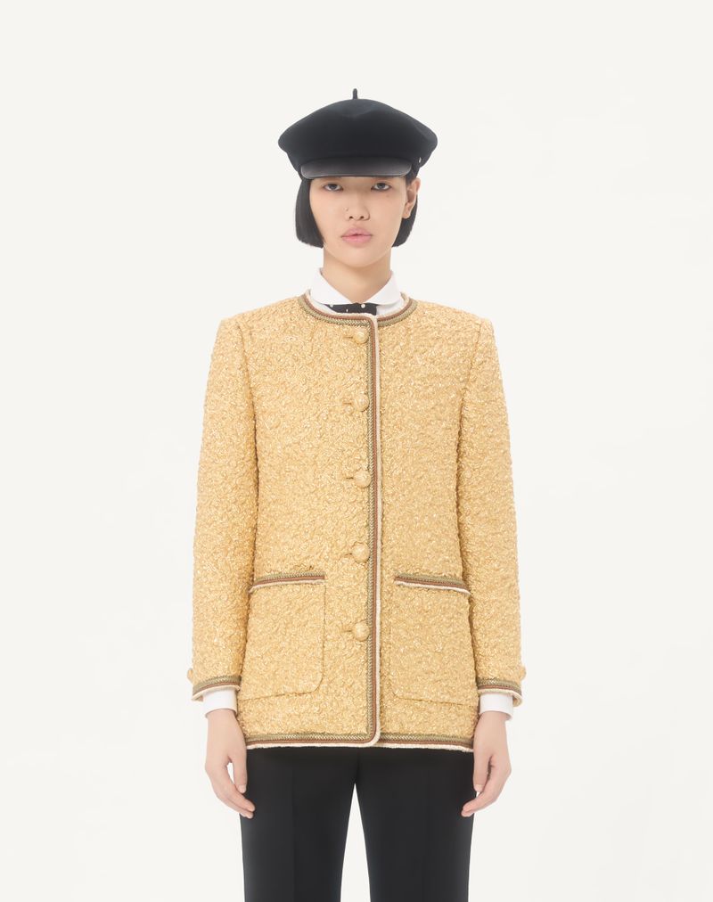 Jacquard Cloque Caban