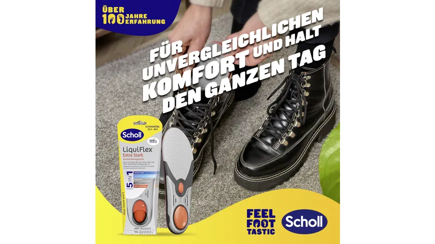 Scholl Liqui Flex Einlegesohlen Extra Support S