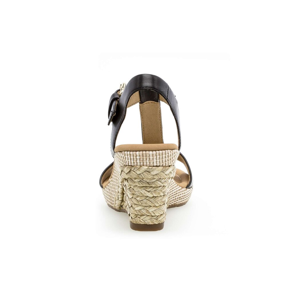Gabor comfort Keilsandalette schwarz