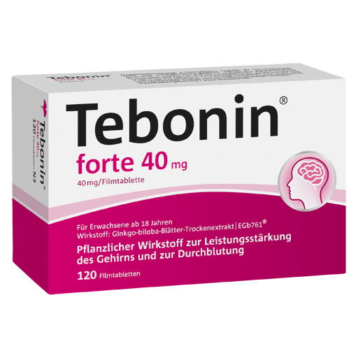 TEBONIN forte 40 mg Filmtabletten  120 St  Filmtabletten