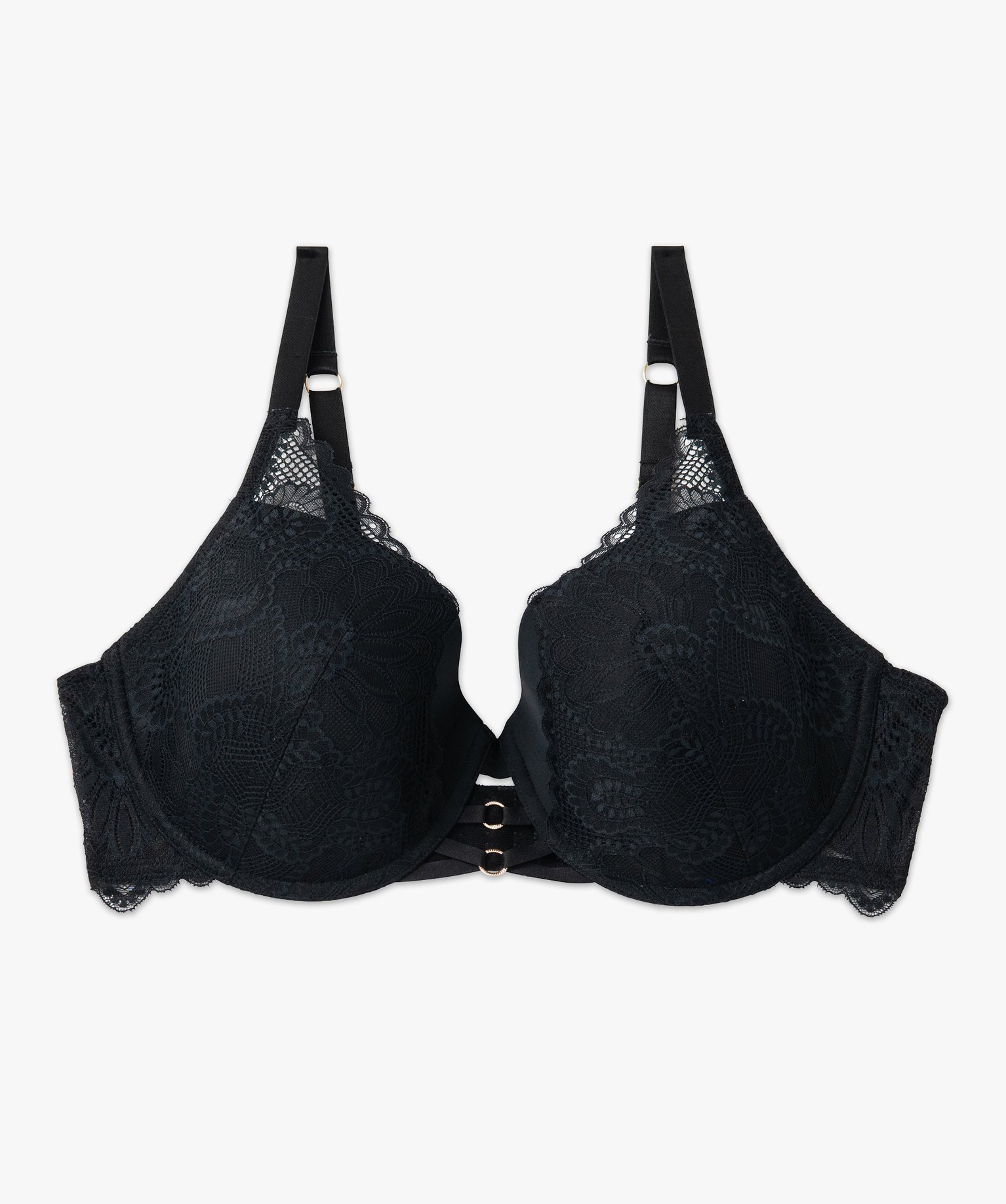 Soutien-gorge grande taille embotant à armatures et coque... noir | GEMO