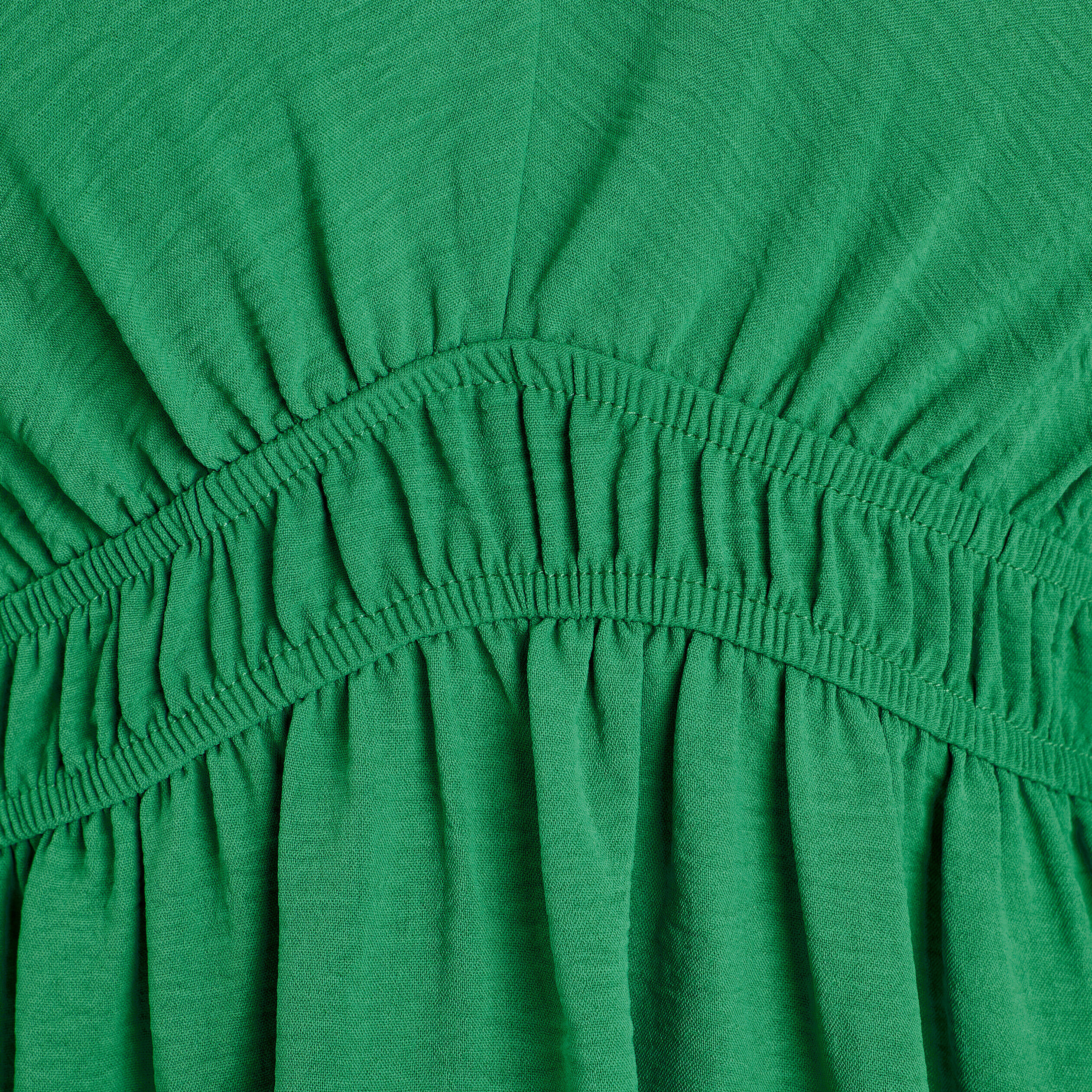 Robe évasée manches 3/4 vert femme | Cache Cache