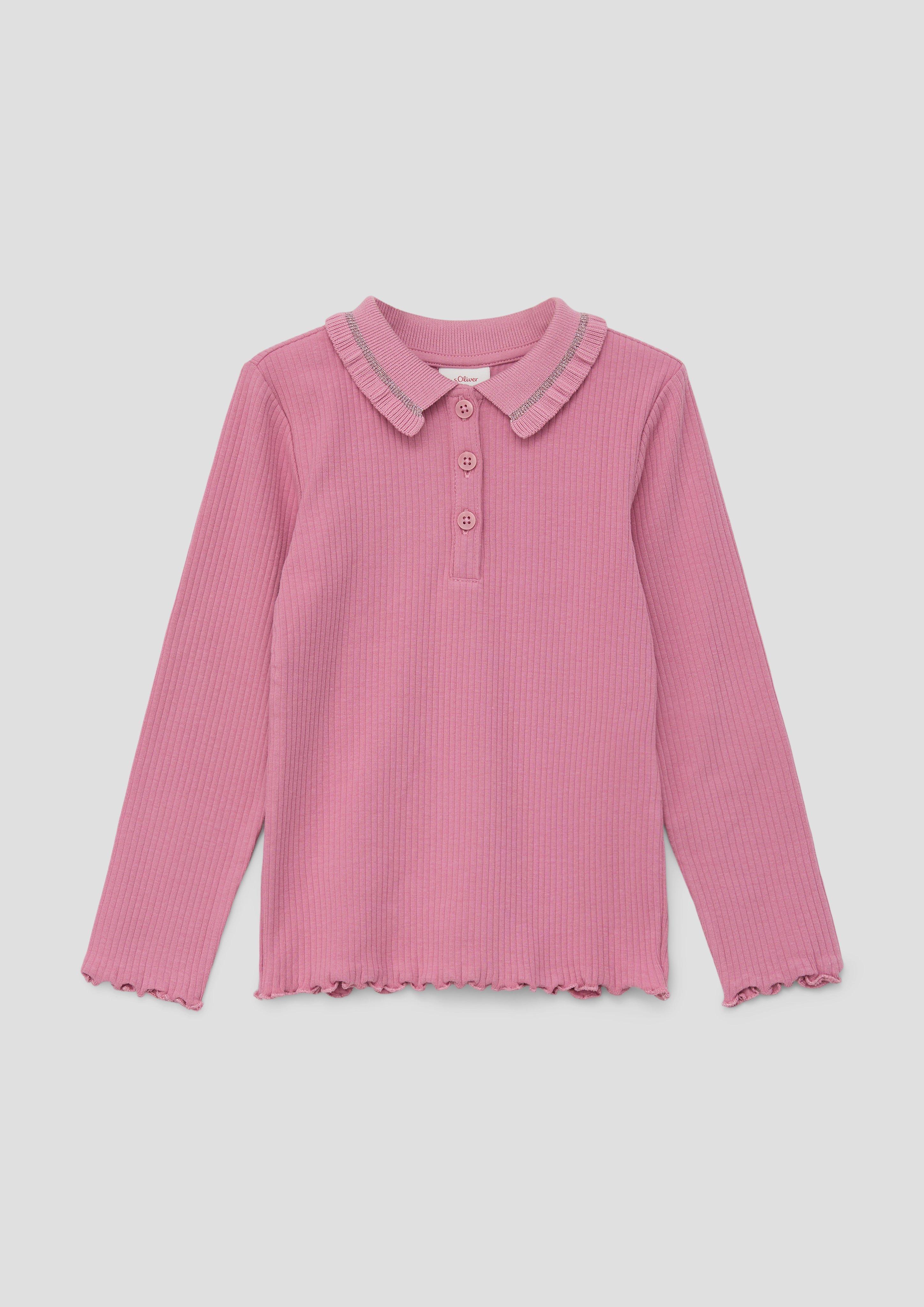Longsleeve mit Polokragen  2138168-4350