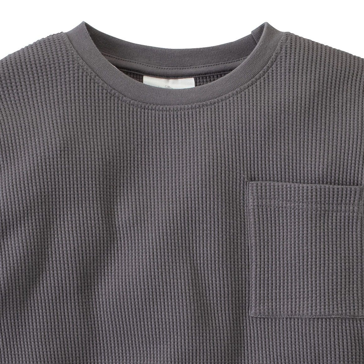 2 Jungen Langarmshirts aus Waffel-Piqué