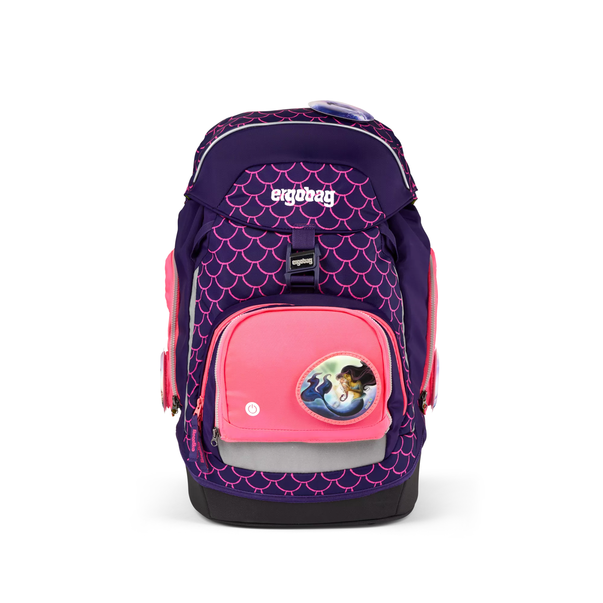ergobag Fluo LED Zip Set Pink