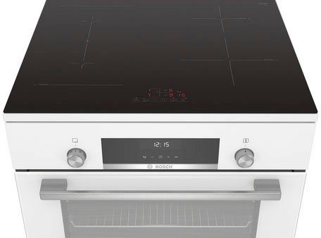 BOSCH Induktions-Standherd HLS59D321 HLS59D321, mit 3-fach-Teleskopauszug, ecoClean