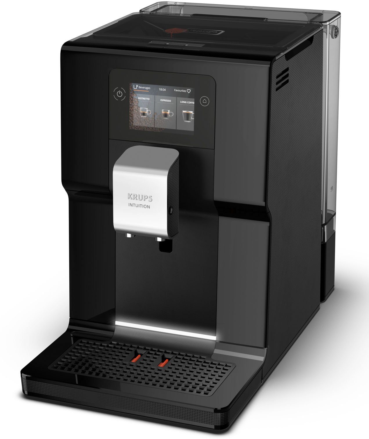 Krups Kaffeevollautomat EA8738 Intuition Preference, inkl. Milchbehälter, intuitives Lichtsystem, 11 Getränke, OTC-System