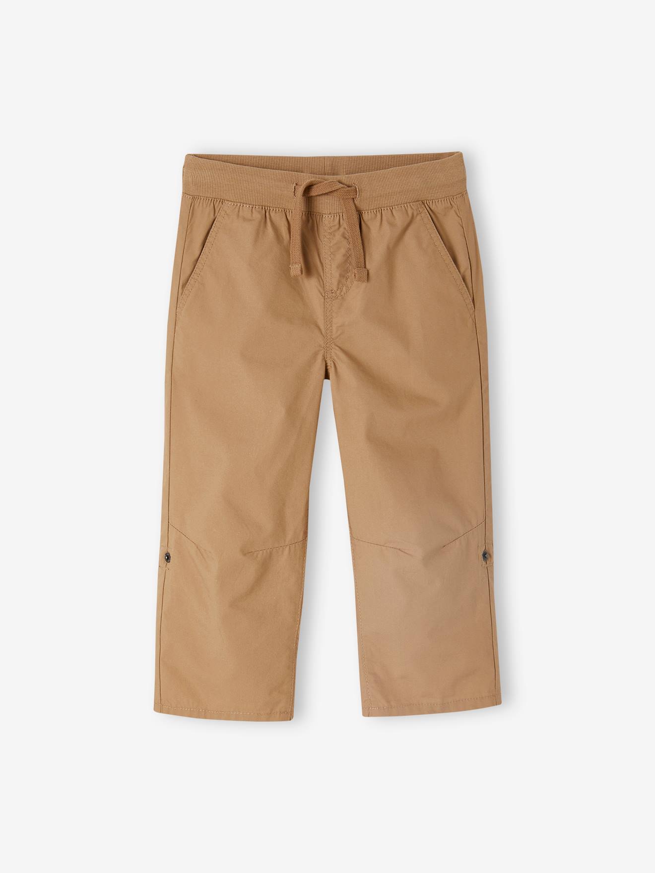 Vertbaudet Jungen 3/4-Shorts mit verstellbarer Länge - olivgrün