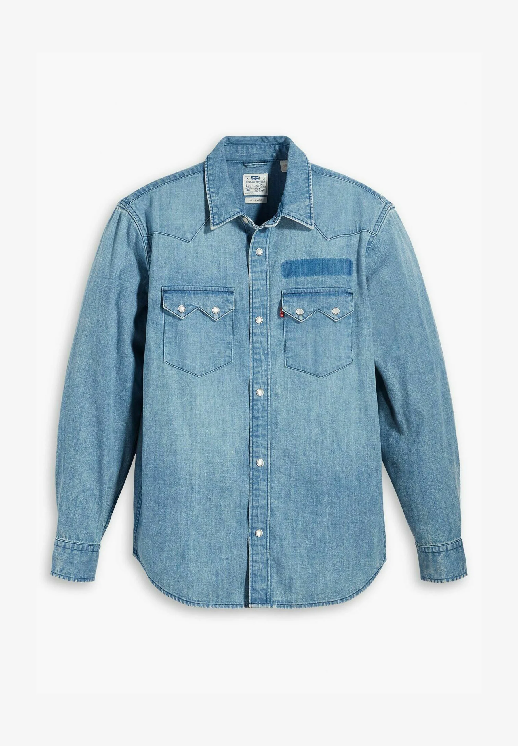 Levi's® SAWTOOTH RLX FIT WESTERN T2 MT MARCY MED - Chaqueta vaquera