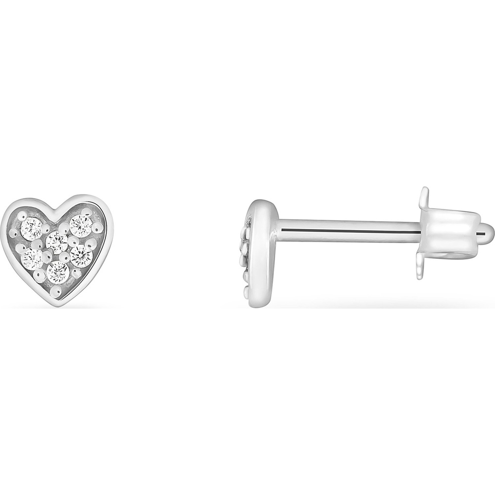 FAVS Boucles d'oreilles à fermoir à poussette 925 Argent Boucles d'oreilles