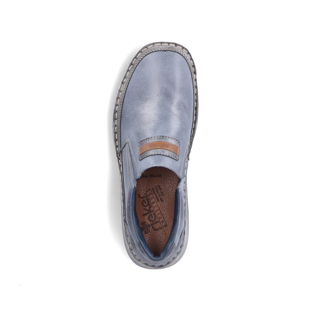 Rieker Herren Slipper blaumetallic