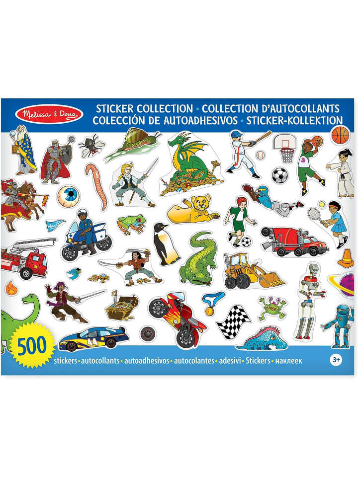 Melissa & Doug Stickersammlung - Dinosaurier, Fahrzeuge, Weltraum und mehr - ab 3 Jahren günstig kaufen onesize