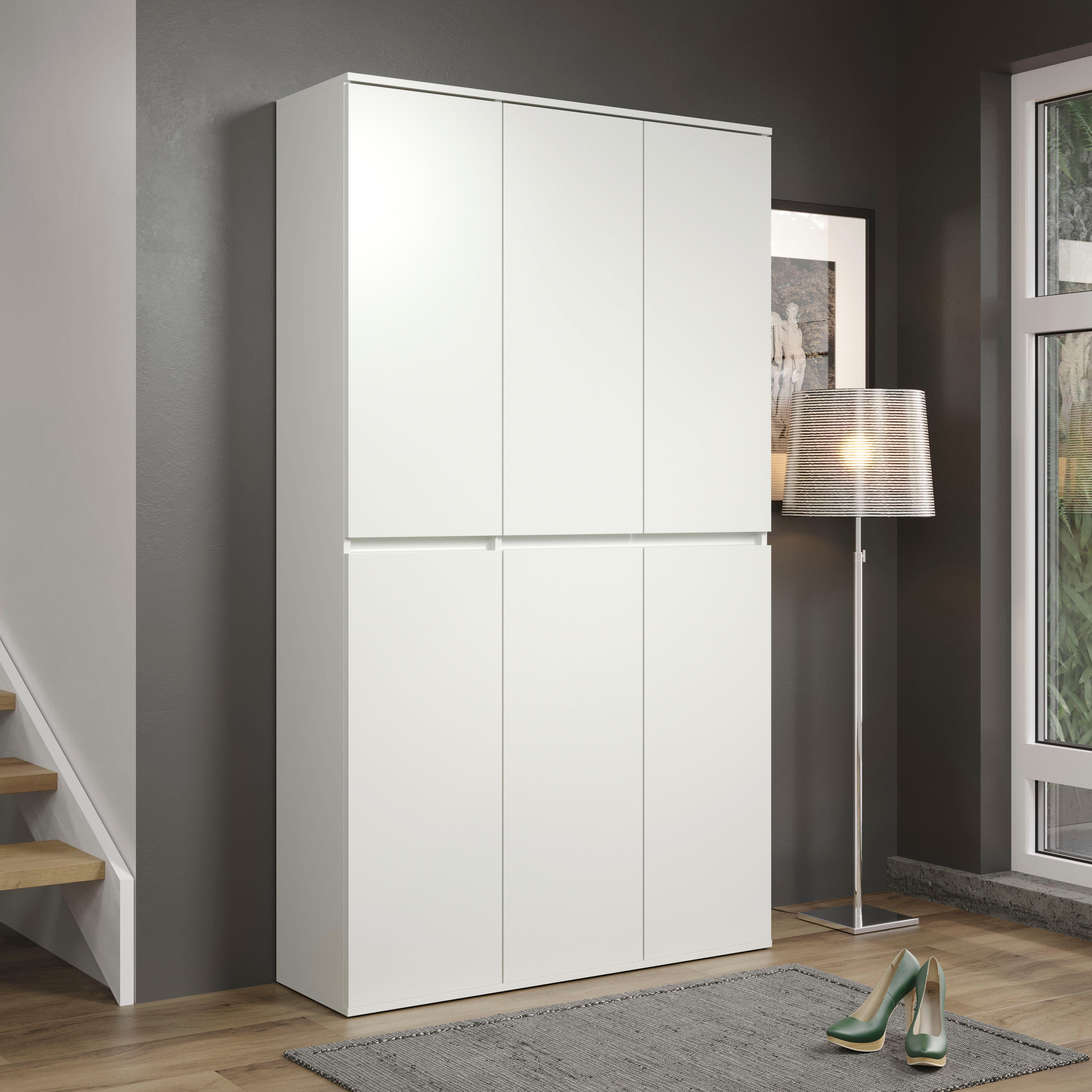 INOSIGN Mehrzweckschrank Novara weiß, B/H/T ca.: 111/191/34 cm