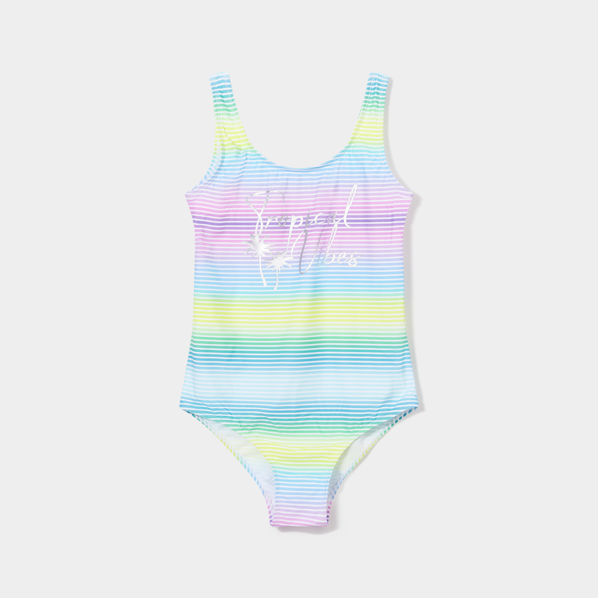 Maillot de bain une pièce multicolore fille | La Halle
