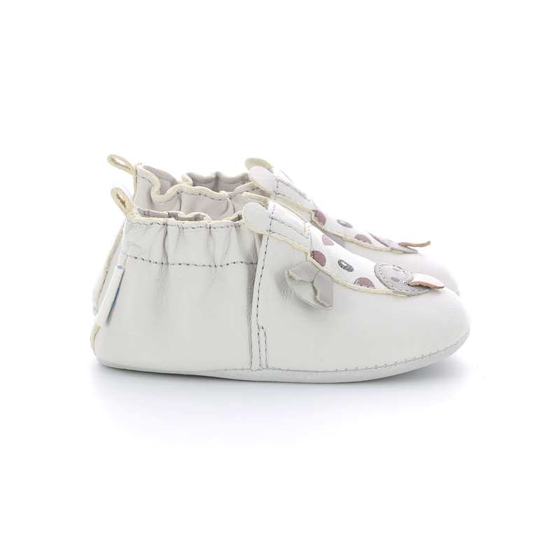 Chaussons cuir tannage végétal Cute Girafon