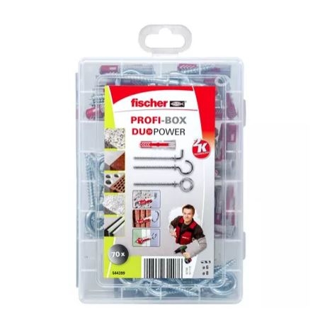 Fischer 544399 Profi-Box DuoPower Stecker mit Haken
