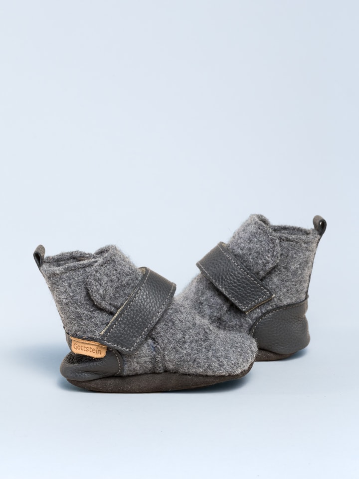 Gottstein Krabbelschuhe Bootee in grau günstig kaufen