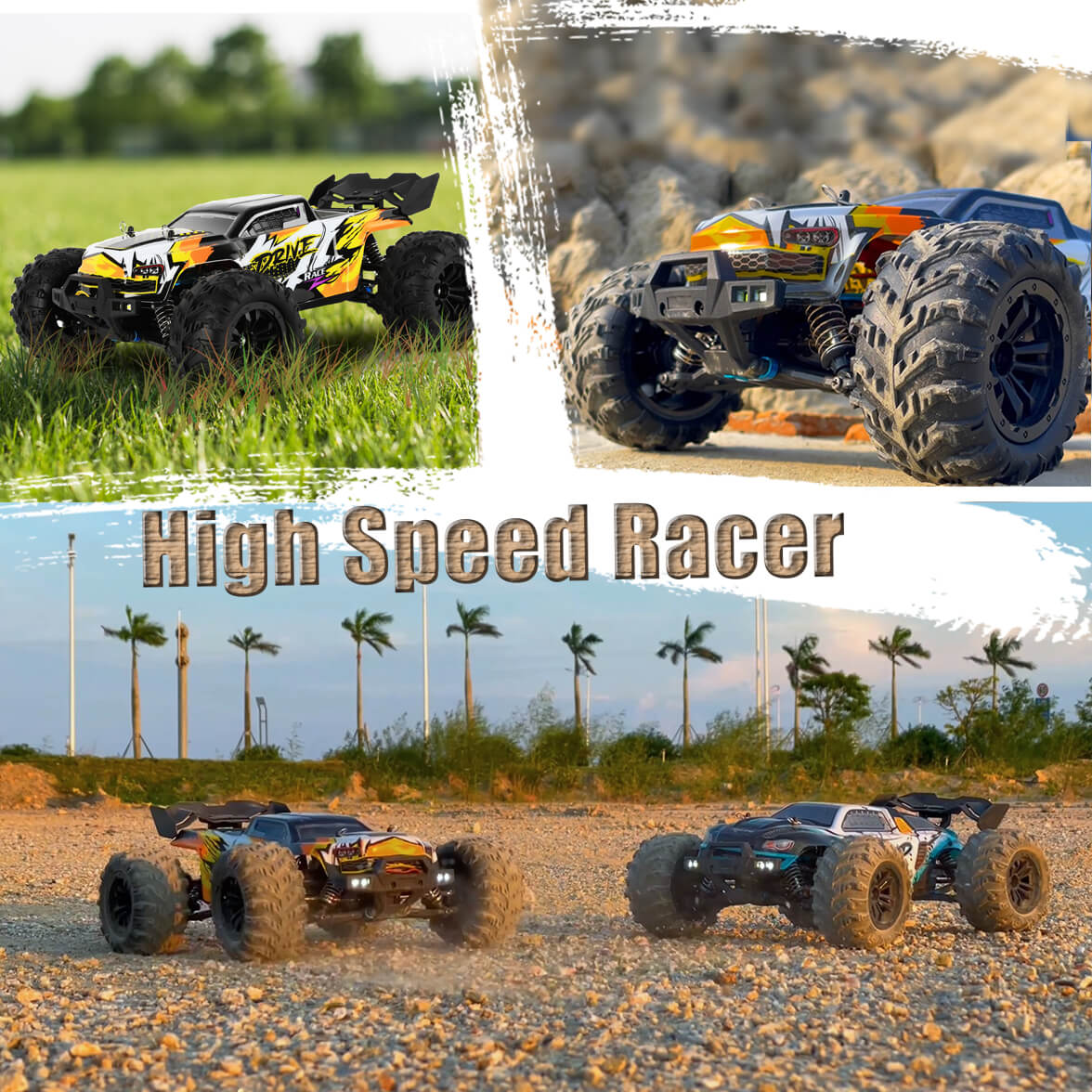 Blijr Blij´r DRIVE ferngesteuertes RC Auto 70 km/h, 2 Chassis, 1:16, 2 Akkus, Allrad, 120m