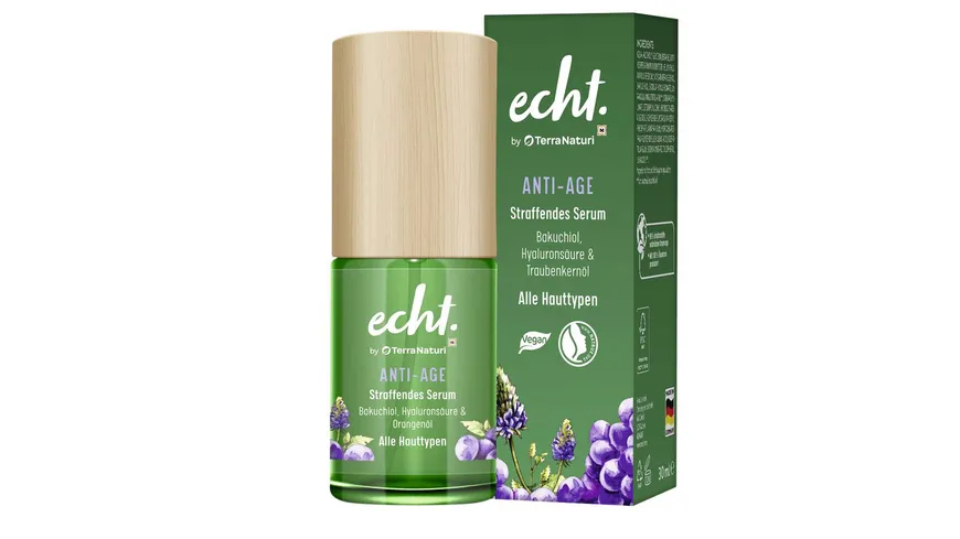 echt. by Terra Naturi ANTI-AGE straffendes Serum 30 ml