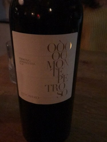 MocaveroMontepetroso Primitivo di Manduria 2018