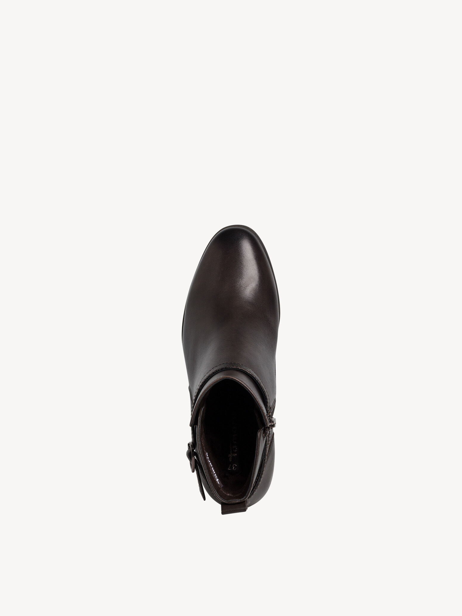 Bottine en cuir - marron